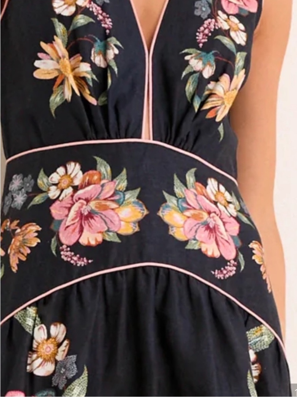 Farm Rio Maira Floral Midi Dress - S- EUC - Picture 11 of 13
